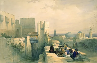 De Citadel van Jeruzalem, 19 april 1841, plaat 24 uit Volume I van 